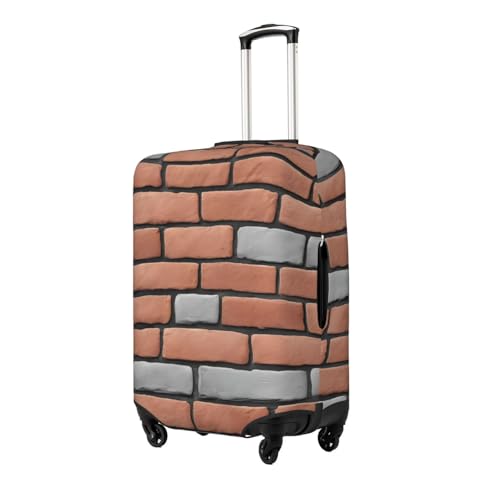 Brick Wall Print Elastic Washable Baggage Protector Universal Suitcase Cover Travel Luggage Cover2