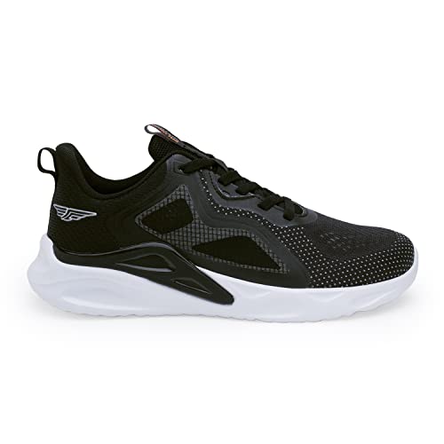 Image of Red Tape Men Black Walking Shoes
