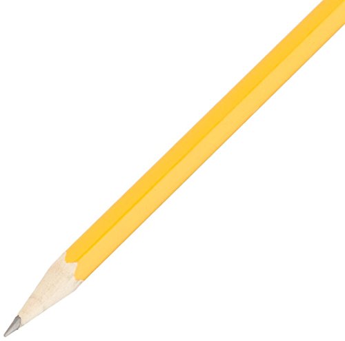 Image of Amazon Basics Woodcased #2 Pencils, Unsharpened, HB Lead, Box of 24 Count, Yellow