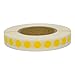 TE-Office 1000 Unidades Redondo Puntos Rollo Colorido Puntos de Marcado Pegatina Puntos Amarillo 13mm