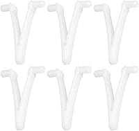 V-Clip für Poolversorgung, Pool-Schmetterling-Clip, V-Clip, Pool-Befestigungsclips, Ersatz für Schwimmbad-Spa-Bürste, Vakuumkopf, V-Clips und Stifte für Schwimmbad, Spa, Vakuumköpfe, 6 Stück