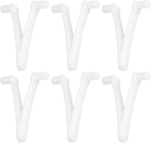 V-Clip für Poolversorgung, Pool-Schmetterling-Clip, V-Clip, Pool-Befestigungsclips, Ersatz für Schwimmbad-Spa-Bürste, Vakuumkopf, V-Clips und Stifte für Schwimmbad, Spa, Vakuumköpfe, 6 Stück