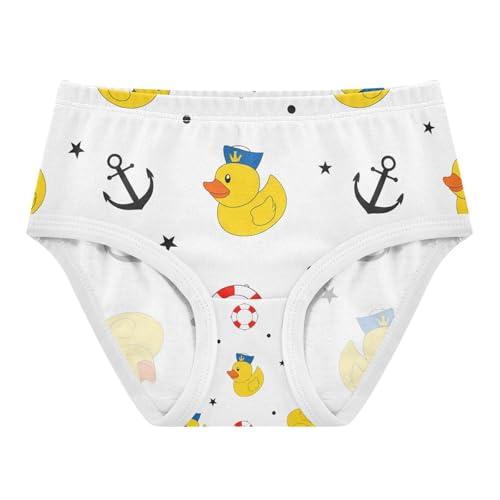 Cute Duck Navy Anchor Toddler Girls's Underwear 2T 202c1756