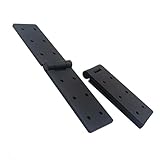 TECHNISCHE DATEN – Material: Metall – Oberfläche: Überzug – Gewicht von 2 Stück: 569 g – Gesamtlänge: 198 mm – Gesamtbreite: 40 mm – Montageöffnungen: 12 x Ø 4,2 mm