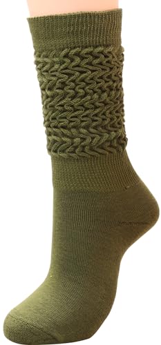 Image of Galsang Women's Slouch socks Women's Knee-High Scrunch Socks for Women,Soft Long Scrunch Boot Socks,#K306