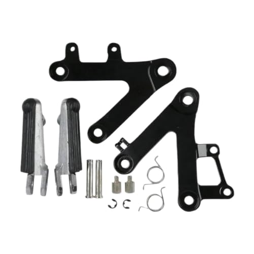 Moto Repose-Pieds Accessoires Argent Noir Cale-Pied Avant Arrière pour CBR400 NC29 1991 1995