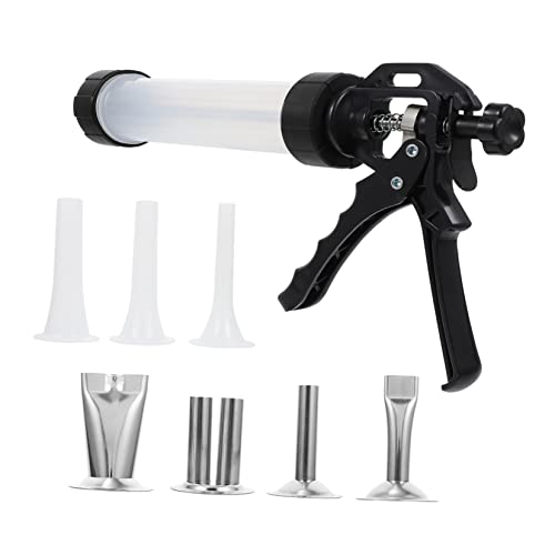 OFFSCH 1set Manual Sausage Stuffer and Filler Kit Multi-purpose Meat Filling Tool and Tubes for Home Sausage Making