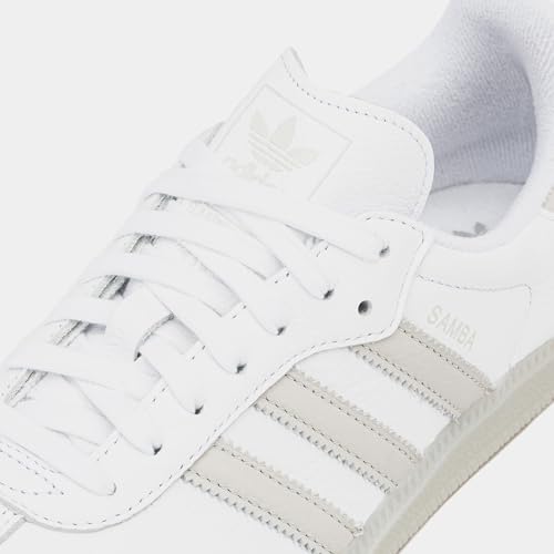 Image of adidas Samba OG Mens Lifestyle Shoes (White /Grey) Size 8 | Casual Shoes