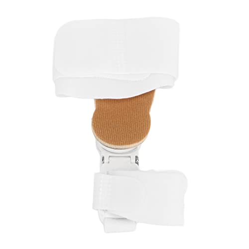 Segrehy Corrector de juanetes y enderezador de dedo gordo, férula ajustable con gancho y bucle para el hogar, dormir y oficina. Diseño ergonómico, ligero, cómodo y de apoyo. Nailon ABS