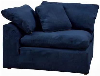 Miniatura 7 de Sunset Trading Contemporary Puff Collection - Funda para sofá modular cuadrado de 44 pulgadas, funda para sillón de cuña esquinera, resistente a las