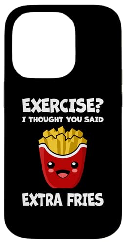 �G�N�T�T�C�Y ? I Thought You Said Extra Fries �t�@�[�X�g�t�[�h���D�� �X�}�z�P�[�X iPhone 14 Pro �p