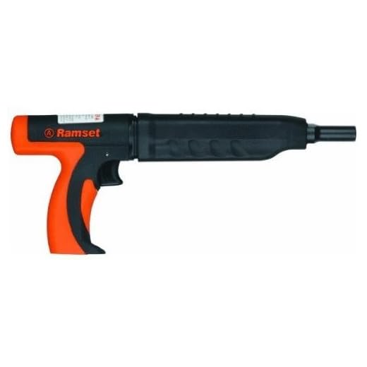 Ramset MasterShot .22 Cal Single Shot Powder Actuated Tool 3 Pin Capacity by Ramset
