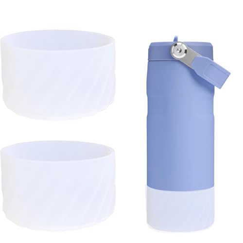 Dreamfocus 2PCS Silicone Boot for Stanley IceFlow Aerolight Bottle | Fast Flow and Flip Straw 2.0 Water Bottle | 16 OZ