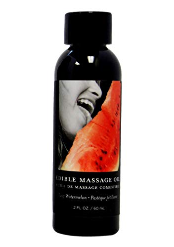 Earthly body Watermelon Edible Massage Oil - 2oz / 60ml MSE204