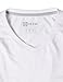 H2H Men's Comfortable Slim Fit Long Sleeve V-Neck T-Shirt White US L/Asia XL (KMTTL0374)