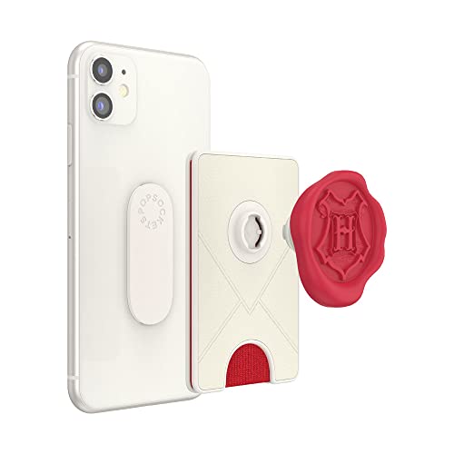 Image of PopSockets Phone Wallet with Expanding Kickstand, Phone Card Holder - Hogwarts Letter