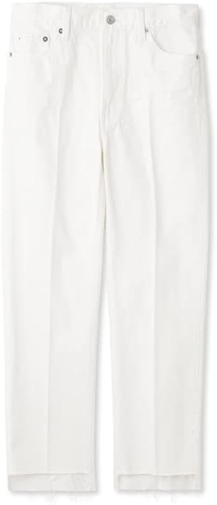 Amazon | [ミラオーウェン] 裾段差テーパードデニムパンツ | ジーンズ 通販