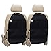 Viaviat Car Kick Mats 2 Pack Extra Large Seat Protector Durable Water Resistant Auto Seat Back Covers with 2 Mesh Pockets Protection Against Dust Mud Scratches (Black, 2-Pack)