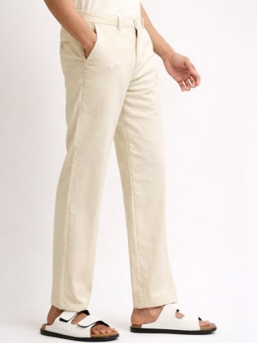 Image of Maniac Mens Gurkha Solid Cotton Trouser