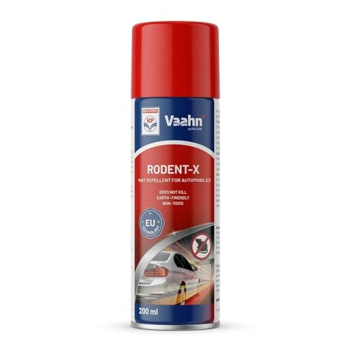 Image of HP Vaahn Rodent-X Rat Repellent Spray for Car - 200ml | Rodent Spray for Car | Non-Toxic, Bitter Coating | Deters Without Harming Rats | Long-Lasting Protection for Engine & Wires