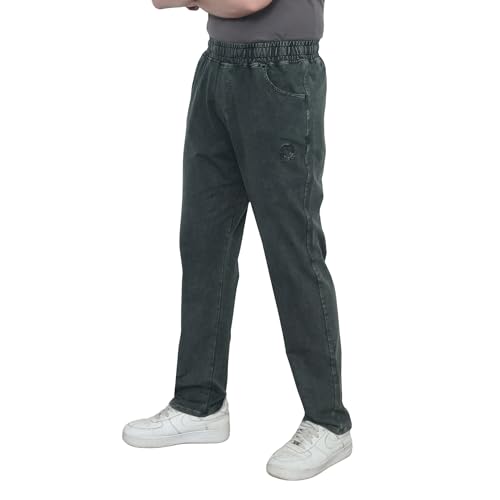 Image of Men's Premium Cotton Blend Trouser | Soft Breathable Casual Pants for Men | Regular Fit Stylish Lower for Office, Travel