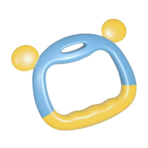 Eiuuioj ドア用鉄棒 子供用リング 子供 学生 家庭用 室内 ストレッチ 運動 体操 フィットネス 調節可能 滑り止め (D2リング + 1mスリング)