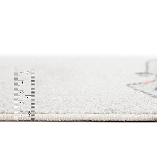 Tapete rectangular Unique Loom 239x305 cm gris y negro miniatura 2