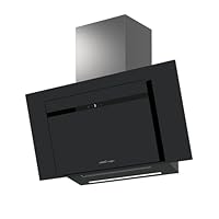 Cata Thalassa EVO Dunstabzugshaube, 700 GBK, Breite 70 cm, bürstenloser Motor, extra leise, Kapazität 983 m³/h, 6 Absaugstufen, LED-Konnektivität, Cata einfache Installation, Schwarz