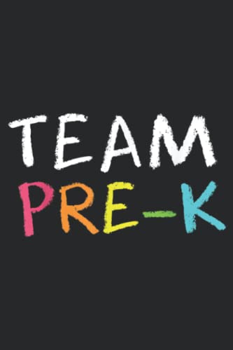 Team Pre K Teacher Back To School Meme Top: Daily Planner Notepad To Do Schedule, Medium 6x9 Inches, 110 Pages, Printed Cover