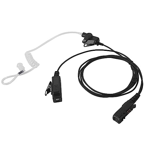 Oreillette PTT pour Motorola XPR 3300e et DP2400 avec micro de sécurité noir