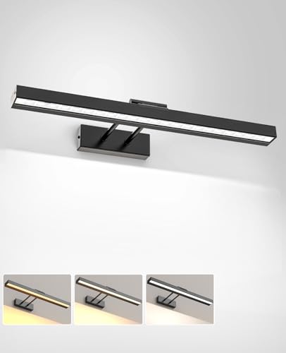 PESUTEN Picture Light Battery Operated, 16in Wireless Art Light for Paintings CCT Dimmable Recharging Battery Picture Light with Remote Control for Gallery Dartboard Art Bedroom Bathroom