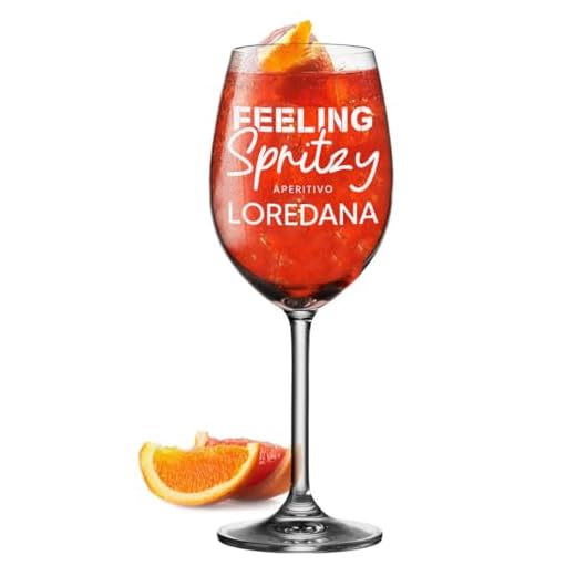 polar-effekt Aperitif Verre à boire 460 ml avec gravure personnalisée comme cadeau – Verre pour cocktails, apérol & sarti – Cadeau de Saint-Valentin – Personnalisable