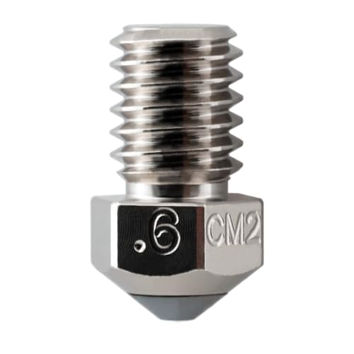 Buse Micro Swiss CM2 RepRap 1.75 diamètre 0.6mm en alliage haute précision