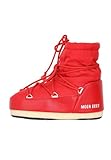 MOON BOOT Bottines à neige rouge pour femme Ligth Low, rouge, 37 EU (EU 35 38)