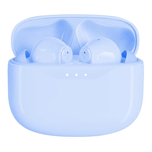 Image of Soundwave A1 Plus (2025 Edition) Active Noise Cancelling Earbuds, 6 Mics, 48H Total Playtime, 15 Mins = 6 Hours Playtime - Blue