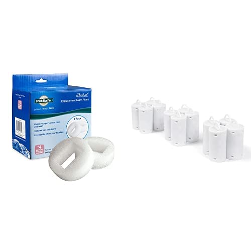 PetSafe Drinkwell Replacement Foam Filters 2-Pack For 360 Plastic Pet Fountain