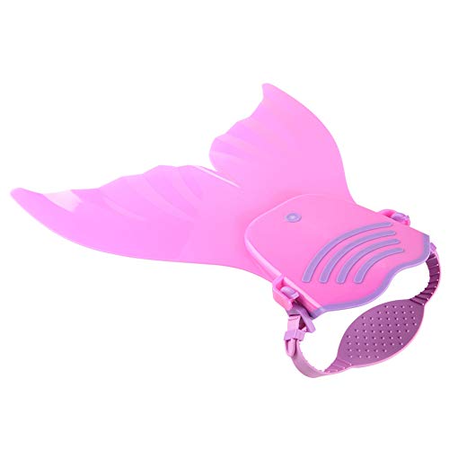 Barbatana para nadar, crianças, nadador, nadador, cauda de peixe, mergulho, pés (rosa)
