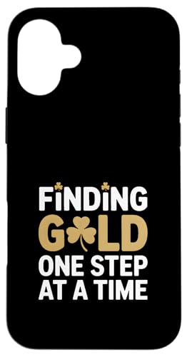 Finding Gold One Step At A Time �A�C���b�V���N���[�o�[ �X�}�z�P�[�X iPhone 16 Plus �p