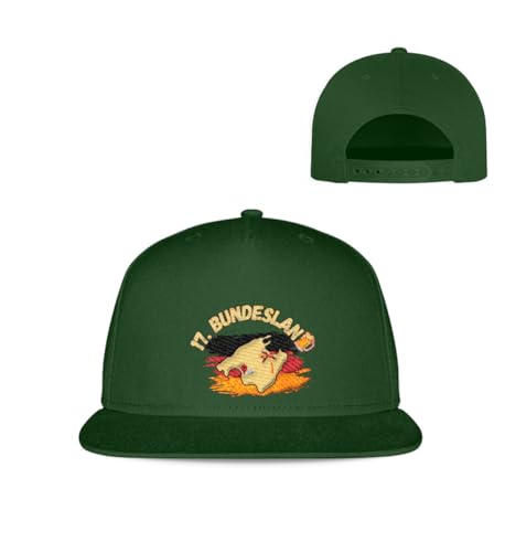 Casquette snapback verte taille unique réglable pour toute la famille