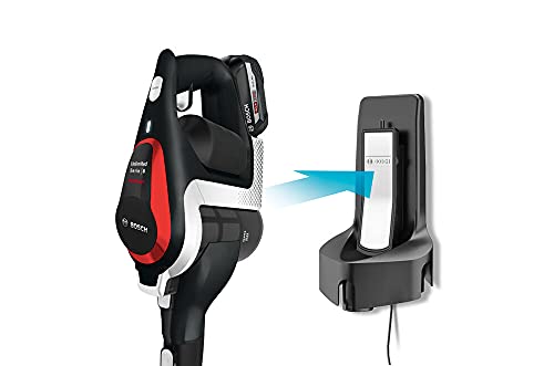 Bosch Unlimited Serie | 8 Propower - Scopa Elettrica Ricaricabile, Aspirapolvere Multisuperficie Senza Fili E Senza Sacco Con Batteria Intercambiabile Bosch Power For All E Caricabatterie, Nero - 6
