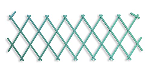 HERSIG - Celosia Extensible PVC | Celosia para Balcon, Terraza, Jardin o para Interior de Color Verde oscuro - 1x 2M