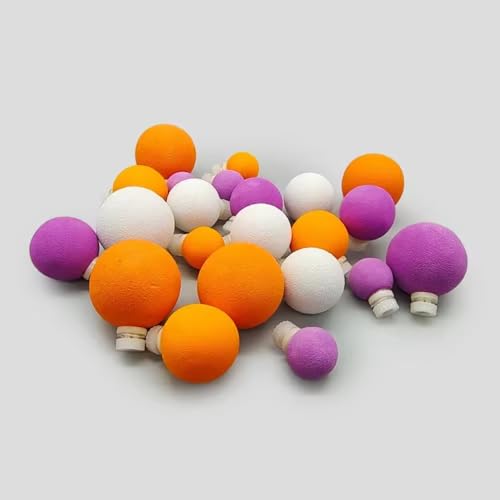 15 piezas cuentas flotantes de pesca 24mm 3 colores miniatura 6