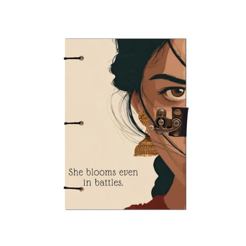 Image of She Bloom Diary Notebook 7x5 Inch 160 Pages Unruled Journal for Writing