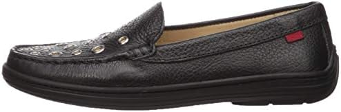 Marc Joseph New York Unisex-Kid's Leather Made in Brazil Mott Street Grommet Detail Loafer, Black Grainy, 2.5 M US Little Kid | Image 7