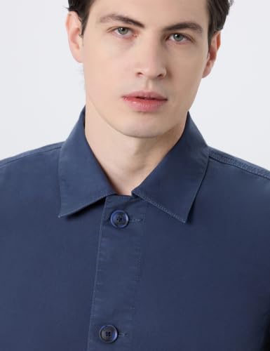 Image of Symbol Premium Men's Twill Mid Weight Washed Jacket /Shacket |Non-Quilted |Regular Fit |Non-Lined | Available in Plus Sizes
