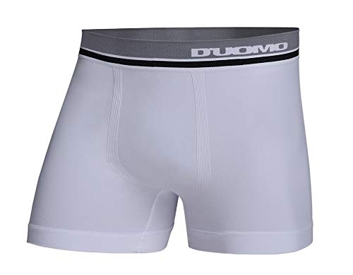Kit com 4 Cuecas Boxer Microfibra, Duomo, Masculino, Preto/Branco, G