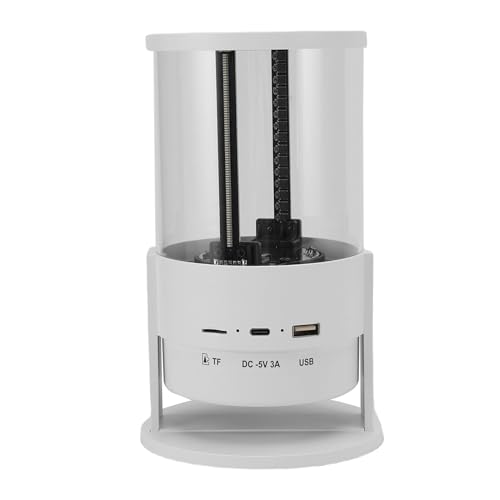 Tosuny Ventilador De Holograma 3D, De Pantalla De Ventilador De Holograma LED De 10 Cm, Doble Hoja, Reproducción De, Soporte 1080P WiFi/Aplicación, Tarjeta TF Incorporada