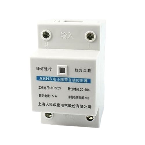 Contrôleur de protection contre les surcharges de moteur électrique 5A AC 220V