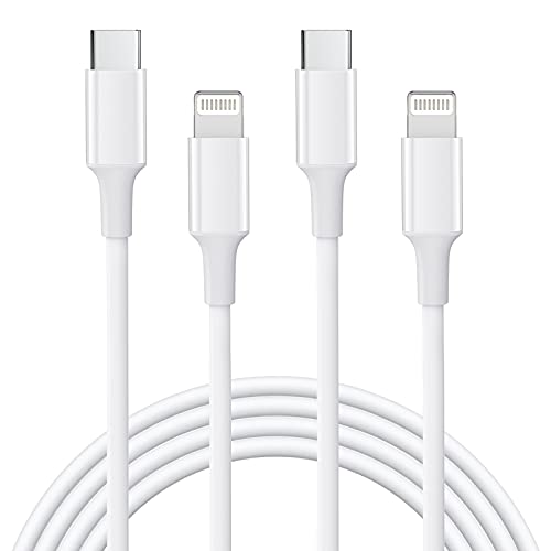 USB C to Lightning Cable, Sundix Lightning to USB-C Fast Charging Cable, 2-Pack 10ft Type C to Lightning Cable for iPhone 13/12/12 PRO/Max/11/11PRO/XS/Max/XR/X/8/8Plus