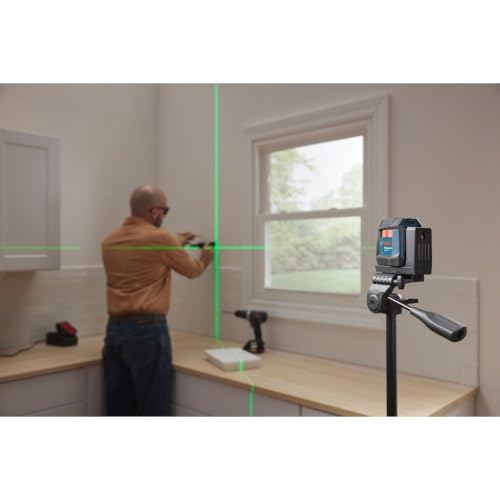 Image of BOSCH PRO GLL50-20GL Green-Beam Self-Leveling Cross-Line Laser